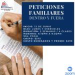 TALLER PETICIONES FAMILIARES – RESIDENCIA DENTRO Y FUERA DE USA