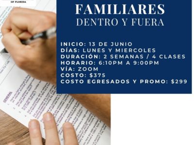 TALLER PETICIONES FAMILIARES – RESIDENCIA DENTRO Y FUERA DE USA