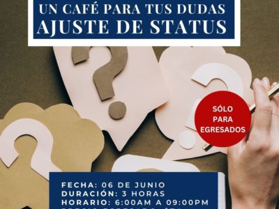 UN CAFÉ PARA TUS DUDAS: AJUSTE DE STATUS