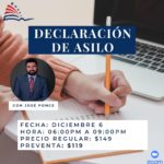 DECLARACIÓN DE ASILO
