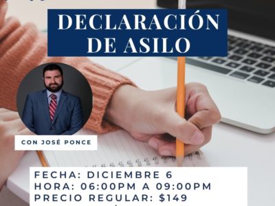 DECLARACIÓN DE ASILO