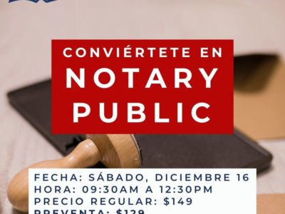 CONVIÉRTETE EN UN NOTARY PUBLIC EN FLORIDA