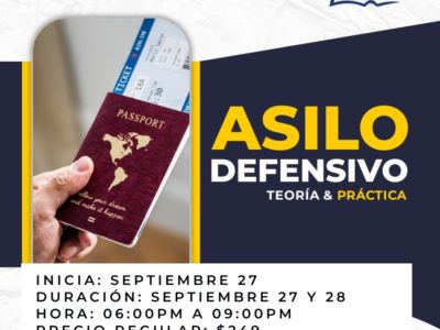 ASILO DEFENSIVO: TEORÍA Y PRÁCTICA