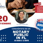 NOTARY PUBLIC EN FLORIDA – 20 SEPTIEMBRE