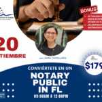 NOTARY PUBLIC EN FLORIDA – 20 SEPTIEMBRE