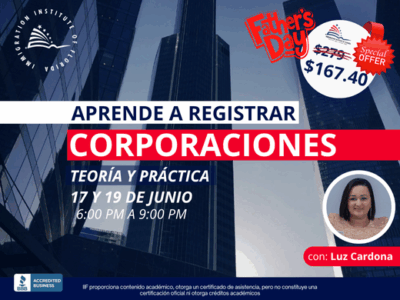 APRENDE A REGISTRAR CORPORACIONES – 17 JUNIO