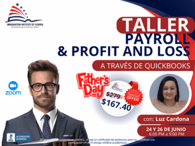 TALLER : GUIA EDUCATIVA PAYROLL & PROFIT AND LOSS – 24 JUNIO