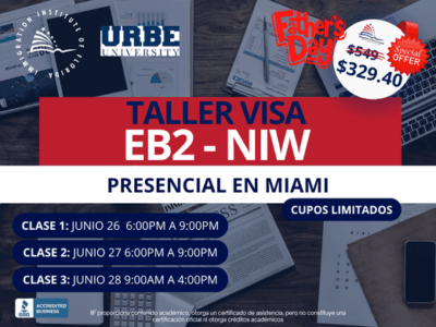 EB2-NIW PRESENCIAL – 26 JUNIO