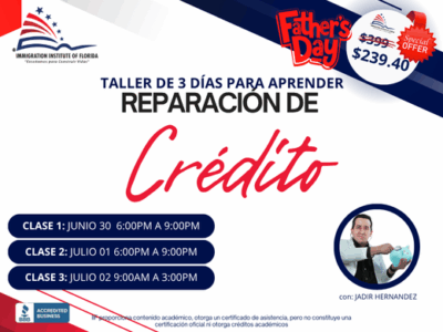 REPARACION DE CRÉDITO – 30 JUNIO