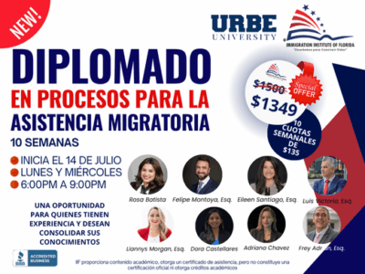 DIPLOMADO EN INMIGRACIÓN – 14 JULIO