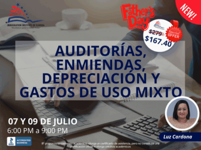 AUDITORÍAS, ENMIENDAS, DEPRECIACIÓN Y GASTOS DE USO MIXTO – 07 JULIO
