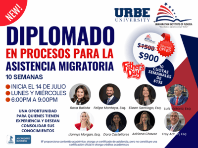 DIPLOMADO EN INMIGRACIÓN – 14 JULIO