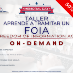 TALLER: APRENDE A TRAMITAR UN FOIA – ON DEMAND