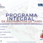 PROGRAMA INTEGRAL DE PREPARACIÓN DE TAXES – 20 MAYO