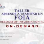 TALLER: APRENDE A TRAMITAR UN FOIA – ON DEMAND
