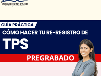 GUÍA PRÁCTICA  CÓMO HACER TU RE-REGISTRO DE TPS – GRABADO
