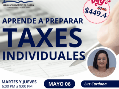 CURSO DE TAXES INDIVIDUALES – 06 MAYO