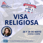 VISA RELIGIOSA – 26 MAYO