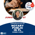 NOTARY PUBLIC EN FLORIDA – 07 JUNIO