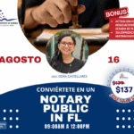 NOTARY PUBLIC EN FLORIDA – 16 AGOSTO
