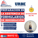 ASISTENCIA DE FORMULARIOS DE INMIGRACIÓN – 13 MAYO