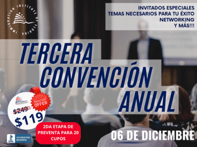 TERCERA CONVENCIÓN ANUAL – 06 DICIEMBRE