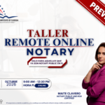 TALLER: REMOTE ONLINE NOTARY – 17 OCTUBRE