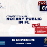 NOTARY PUBLIC EN FLORIDA – 15 NOVIEMBRE