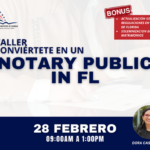 TALLER: NOTARY PUBLIC EN FLORIDA – 28 FEBRERO