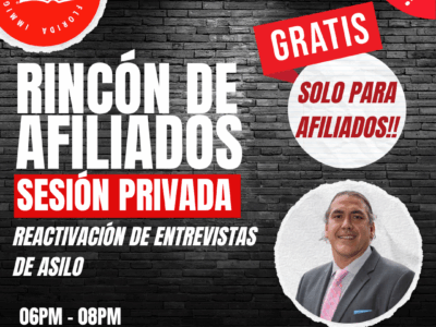 RINCÓN DE AFILIADOS – 29 MAYO