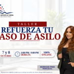TALLER: REFUERZA TU CASO DE ASILO – 07 OCTUBRE